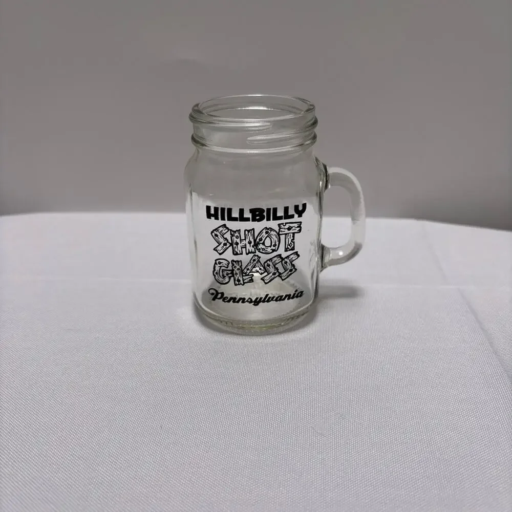 Hillbilly Shot Glass Mini Mason Jar